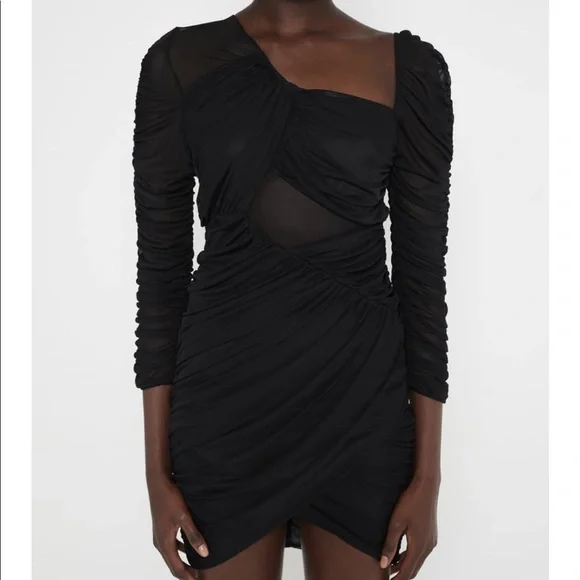 zara black sheer dress Zara | Dresses | Zara Black Sheer Dress